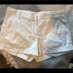 J Crew White Shorts